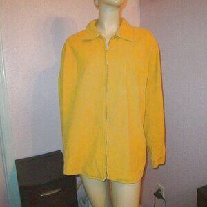 Vtg Womens Corduroy Jacket Size XL Full Zip Shacket Shirt Oversized Chore Layers